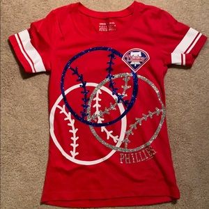 Girls Justice Philadelphia Phillies T-shirt Size 8